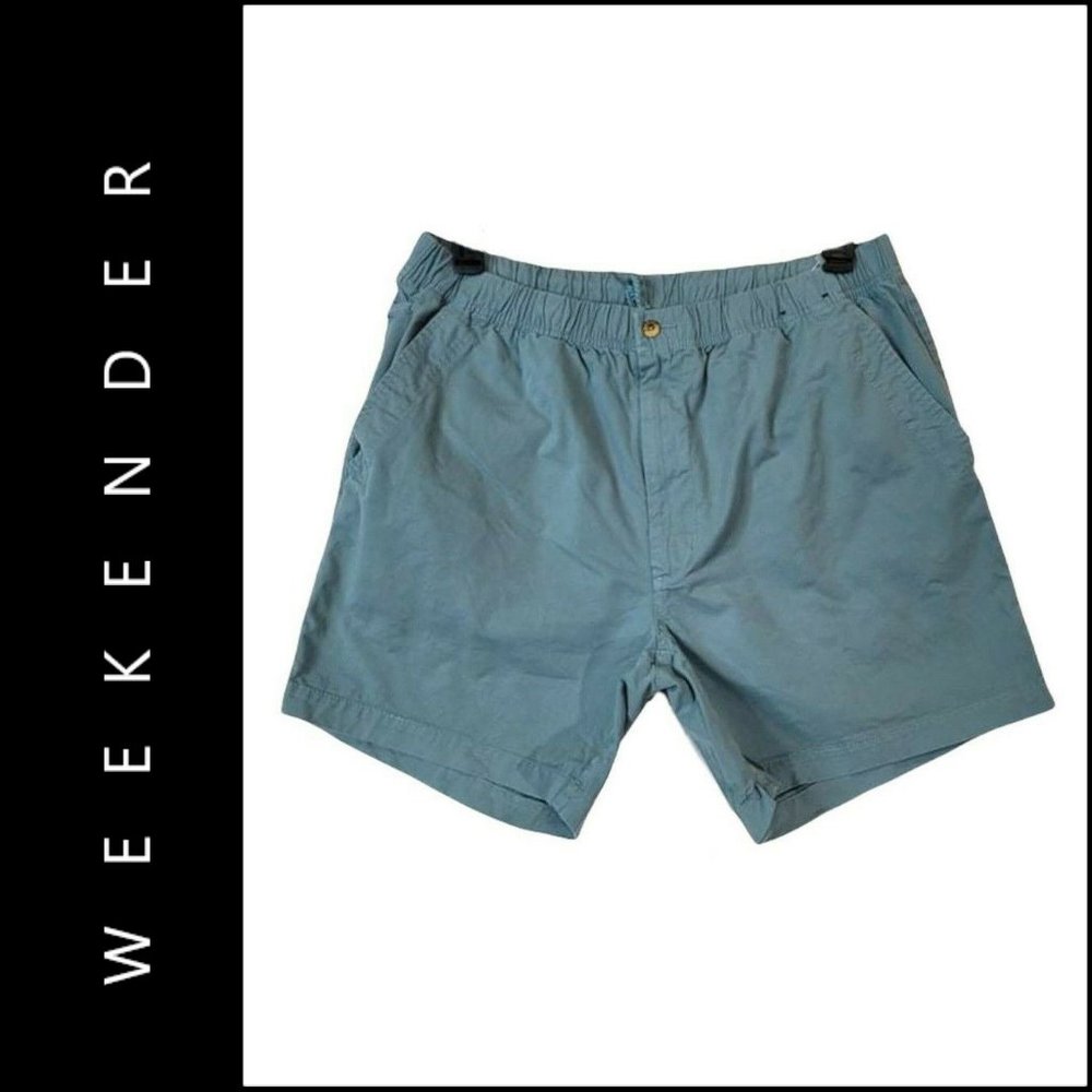 Weekender Men Flat Front Board Short Size Large Blue